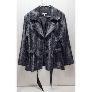 Vintage Fashion Bug Women's Belted Blazer Jacket Y2K
